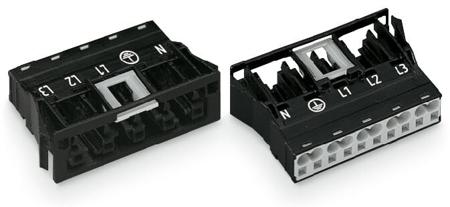 770-705 Wago Lighting Connector Flush Mount Socket, 25A, 400 V