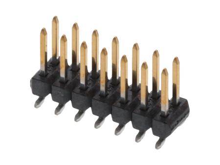 15-91-6142 Molex 71308 Series Vertical Surface PCB Header, 14 Contact(s), 2.54 mm Pitch, 2 Row, Unshrouded