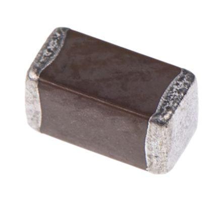 C1608C0G1H680J080AA TDK 68pF Multilayer Ceramic Capacitor MLCC 50V dc ±5% C0G Dielectric 0603 (1608M) SMD, Max. Temp. +125°C