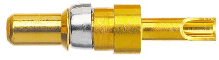 09692825420 HARTING, D-Sub Mixed Series, Male Crimp D-Sub Connector Power Contact, Au, Sn Pin, 20 → 16 AWG