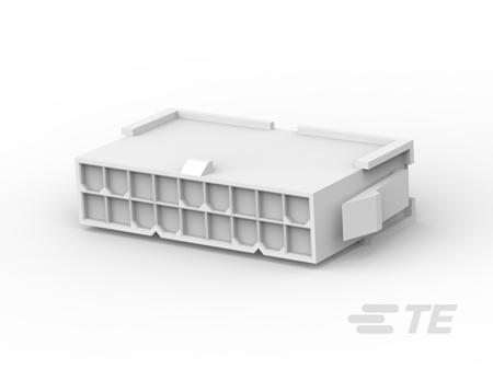 1-1969599-8 TE Connectivity 1-196 Series Through Hole PCB Header, 18 Contact(s), Unshrouded