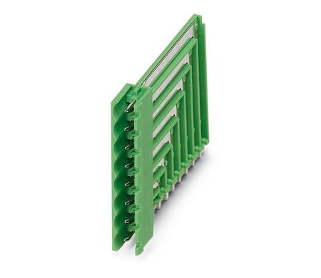 1847110 Phoenix Contact, 5.08mm Pitch, MSTBO 2.5/ 3-GR-5.08, 3 Way, Pluggable Terminal Block, Header, Solder Termination,