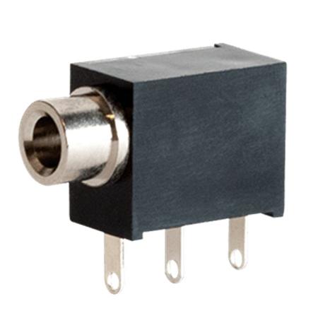 MJ-3502N Same Sky Jack Connector 3.5 mm Through Hole Jack Connector Socket