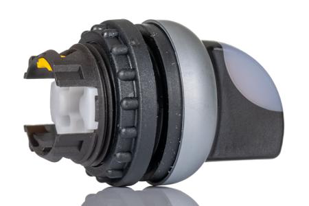 216812-M22-WLK-W Eaton M22 Selector Switch - 2 Position, Momentary, 23mm cutout