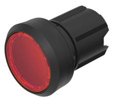 45-2231.11E0.000 EAO Series 45 Series Illuminated Push Button, 22.3mm Cutout, IP20, IP40, IP66, IP67, IP69K