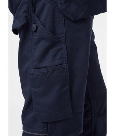 77521_590-C156 Helly Hansen Manchester Navy Men's Cotton, Polyester Durable, Stretchy Trousers 41in, 104cm Waist