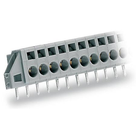 231-602/023-000 WAGO 231 Series PCB Terminal Block, 2-Contact, 5mm Pitch, Feed Through Mount, 1-Row, Cage Clamp Termination
