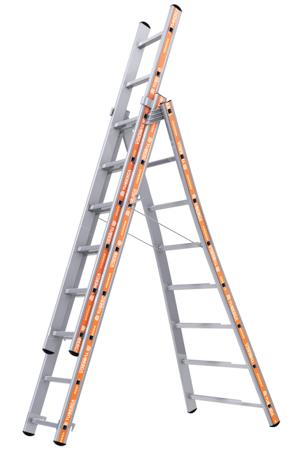 01253008 TUBESCA Aluminium Combination Ladder 8 steps 2.33m open length