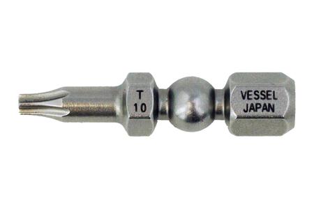 IB-TX10x30 Vessel Hexagon Screwdriver Bit, 30 mm Tip, 1/4 in Drive, Hex Drive, 30 mm Overall