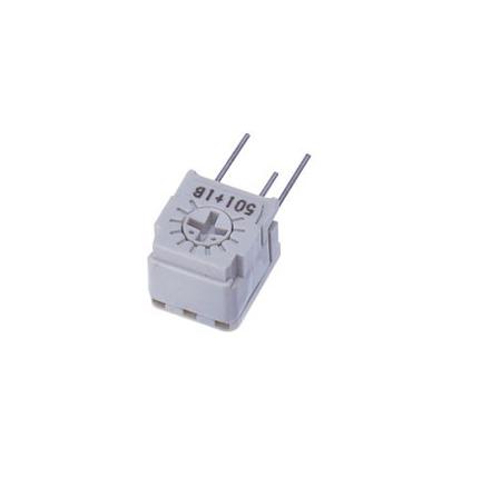 FT-63ETS502 Through Hole Trimmer Potentiometer 0.5W Side Adjust Nidec Components