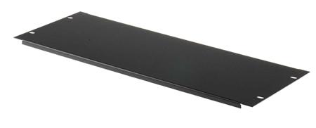 802-0251 RS PRO Black Steel Blanking Panel, 4U, 483 x 9mm