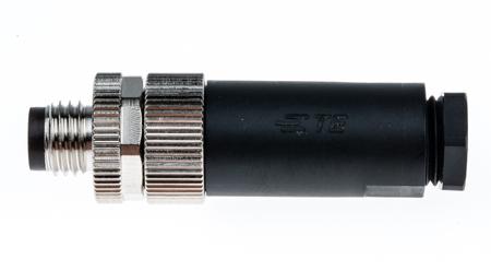 T4011008031-000 TE Connectivity M8 Series, 3 Pole Cable Mount Circular Connector Socket, Male Contacts, IP67