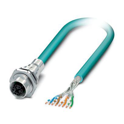 1237433 Phoenix Contact Circular Connector, 8 Contacts, Plug-In, M12 Connector, Socket, Female, IP65, IP67, VS Series