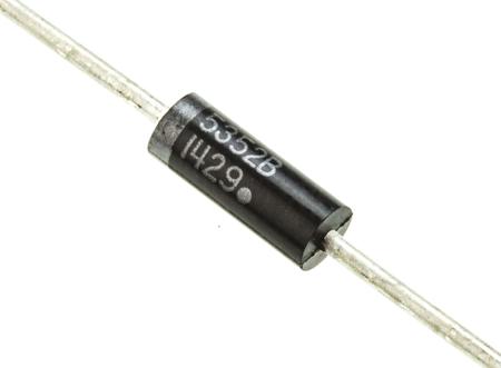 1N5352BG onsemi, 15V Zener Diode 5% 5 W Through Hole 2-Pin DO-15