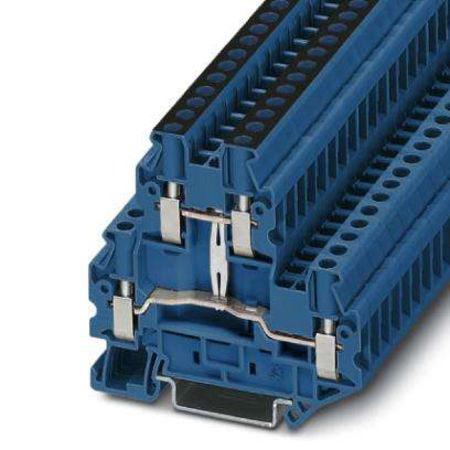 3059265 Phoenix Contact  UTTB 4 Series Blue, 0.14 → 6mm², Screw Termination, ATEX, IECEx