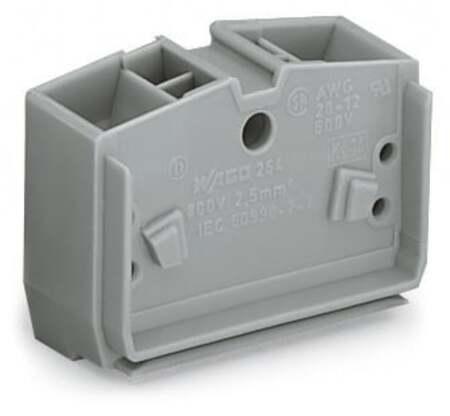 264-351 WAGO 264 Series Terminal Block, 1-Way, 24A, 28 → 12 AWG Wire, Cage Clamp Termination
