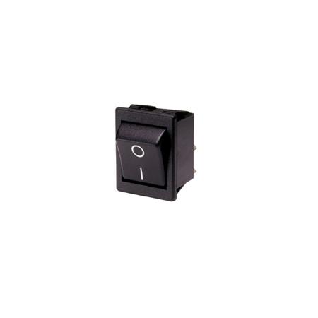 C1353ALGNF Bulgin DPST, On-Off Rocker Switch Panel Mount
