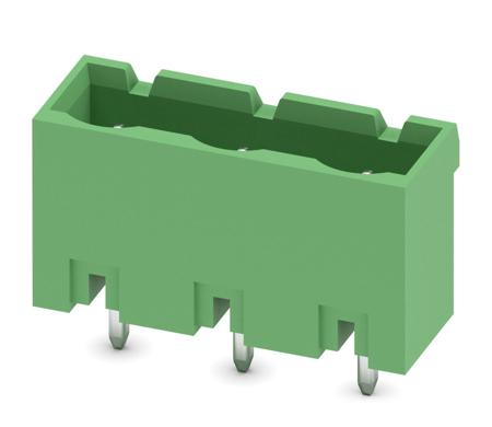 1766673 Phoenix Contact, 7.5mm Pitch, GMSTBVA 2.5/ 3-G, 3 Way, , Pluggable Terminal Block, Header, Through Hole, Solder