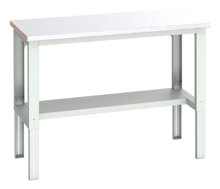 41003655-16V Bott 41003655.16V Sheet Steel Workbench, 450kg Max Load, Adjustable Height, 740 → 1140mm x 750mm x 1500mm