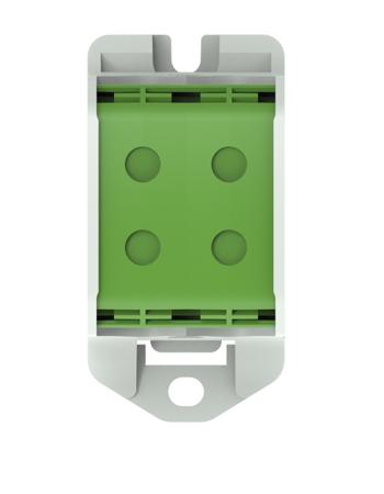 1SNF516131R0000 Entrelec Green, Grey 1SNF Terminal Block, 4 level, 1 kV ac