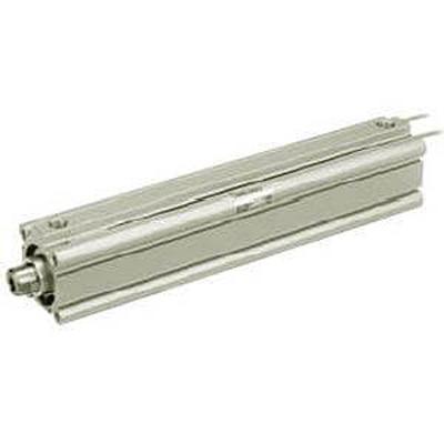 CDQ2A80-125DCZ SMC Pneumatic Piston Rod Cylinder - , 80mm Bore, 125mm Stroke, CQ2 Series, Double Acting