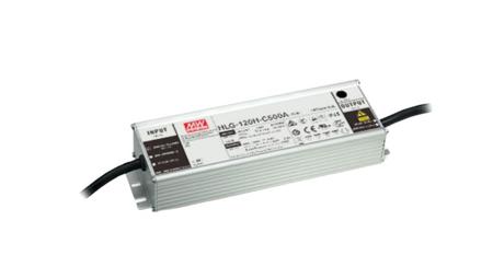 HLG-120H-C1400A MEAN WELL LED Driver, 108V Output, 150W Output, 1.4A Output, Constant Current Dimmable