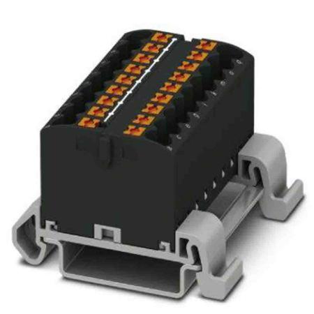 3273190 Phoenix Contact Distribution Block, 18 Way, 4mm², 24A, 690 V, Black