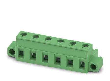 1795815 Phoenix Contact, 7.62mm Pitch, GMSTB 2.5/ 6-STF-7.62 EX, 6 Way, , Pluggable Terminal Block, Plug, Cable Mount, Screw