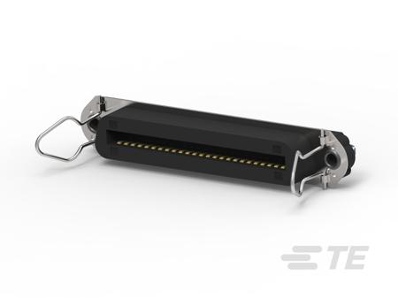 5406874-1 TE Connectivity CHAMP 50 Way Vertical Board Mount D-sub Connector Receptacle, 2.16mm Pitch, with Boardlock