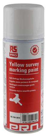 764-3014 RS PRO 400ml Yellow Spray Paint