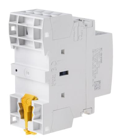 A9C20837 Schneider Electric Acti 9 iCT Contactor, 4NC, 25 A, 1.6 W, 220 → 240 V ac Coil
