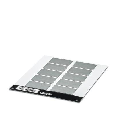 0803991 Phoenix Contact LS-EMLP-V4A Adhesive Stainless Steel Label, Silver, Pre-printed "Unlabeled", for Devices In The Control