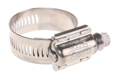 HTM40P HI-TORQUE Stainless Steel Slotted Hex Worm Drive, 16mm Band Width, 25 → 40mm ID