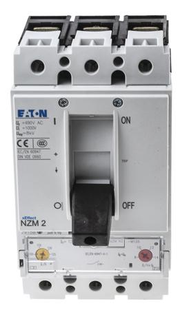 265723 NZMN2-M125 Eaton, xEnergy MCCB 1P 125A, Breaking Capacity 50 kA, Fixed Mount