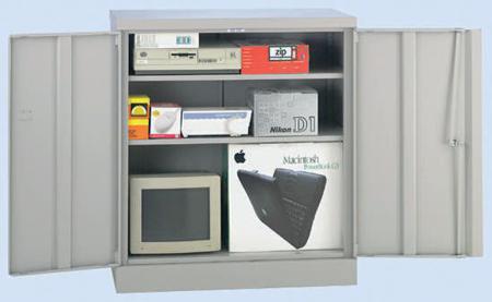 313-1056 RS PRO 2 Door Steel Floor Standing Storage Cabinet, 1830 x 915 x 457mm