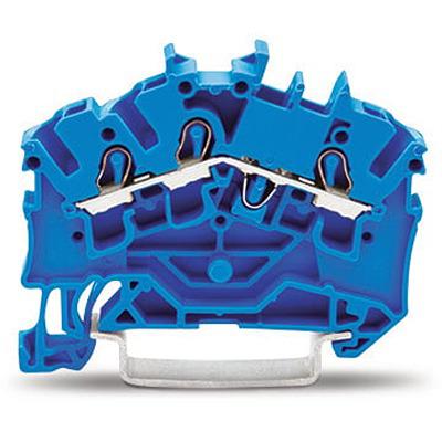 2002-6304 WAGO TOPJOB S Series DIN Rail Terminal Block, 2.5mm², 1-Level, Push In Termination, ATEX, CSA, IECEx