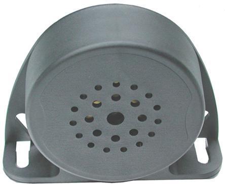 SAP-1302-B-W Sonitron 12 → 24 V dc 107dB Screw Mount Intermittent External Electronic Sounder, Maximum of 1600 Hz