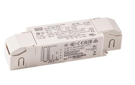 XLC-40-24-S MEAN WELL LED Driver Power Supply, 20V Output, 40W Output, 1.7A Output, Constant Voltage