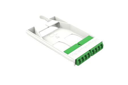 RNUAMC8-LPG HellermannTyton Connectivity RapidNet Ultra8Series, 8 Port LC/APC, Single Mode Cassette