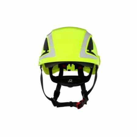 7100175100 3M X5000 Green Safety Helmet with Chin Strap, Adjustable, Ventilated
