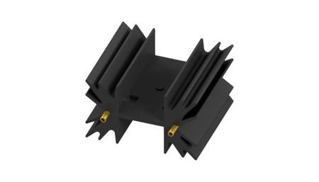 SK 129 38,1 STC Fischer Elektronik Heatsink, PGA, 6.5K/W, 38.1 x 42 x 25mm, PCB Mount