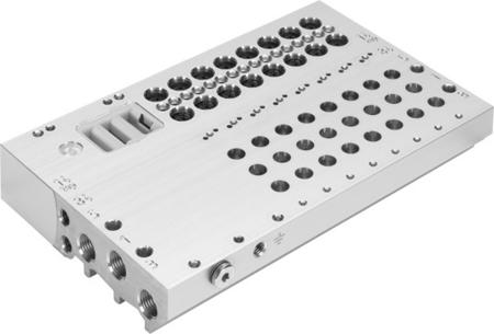 VABM-B10-30E-N34-3 Festo VABM-B10 series 3 station NPT 3/4 Manifold for use with Solenoid And Pneumatic Valve, 8026369