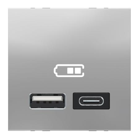 NU301830 Schneider Electric Grey, 2 Gang, New Unica