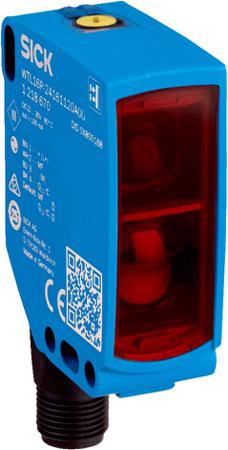 WTB16I-24161420A00 Background Suppression Photoelectric Sensor, Block Sensor, 10 → 1900 mm Detection Range IO-LINK