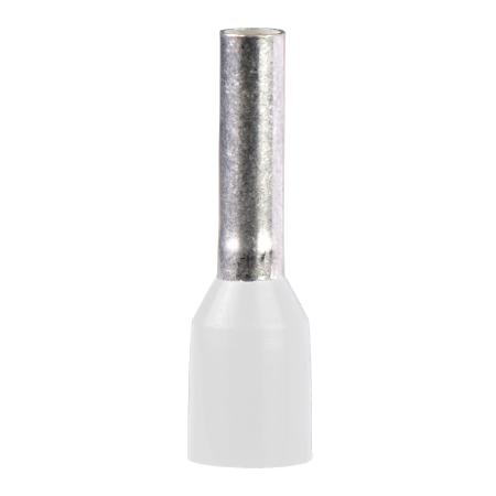DZ5CE005L6 Schneider Electric, Linergy DZ5 Insulated Cable End, 6mm Pin Length, 1.3mm Pin Diameter, White