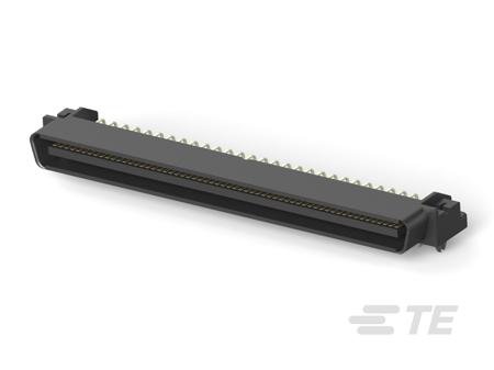 1-1734099-2 TE Connectivity CHAMP Series Right Angle Board Mount PCB Header, 120 Contact(s), 1.27mm Pitch, Shrouded