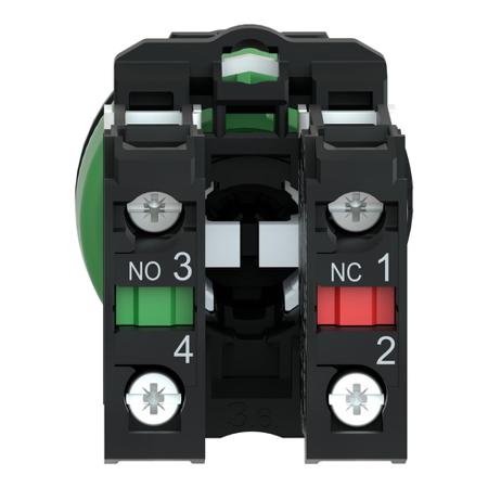 XB5FD25 FLUSH MOUNT SELECTOR SW 2P T 1NO 1NC