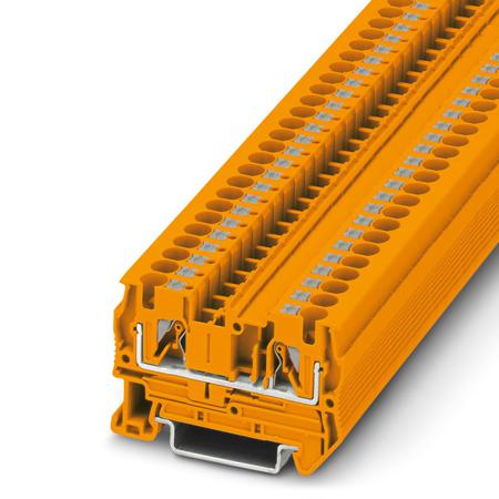 3211758 Phoenix Contact  PT 4 OG Series Orange, 6mm², Push In Termination, ATEX, IECEx