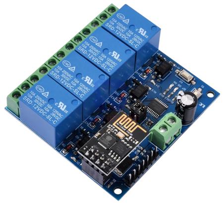 ESP-RELAY04-5V Seeit  Relay Control Card Module for Arduino, Raspberry Pi 160Hz