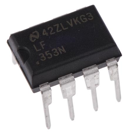 LF353N/NOPB Texas Instruments, Operational Amplifier, 4 MHz, 8-Pin 18 V MDIP
